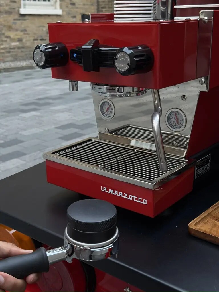 La Marzocco espresso machine detail